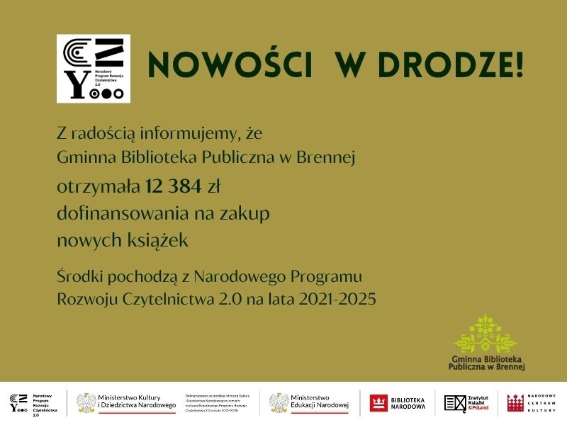Narodowy Program Rozwoju Czytelnictwa 2.0 – edycja 2025